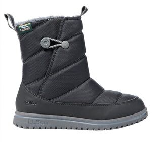 L.L.Bean kids Ultralight Winter Boots black size 12